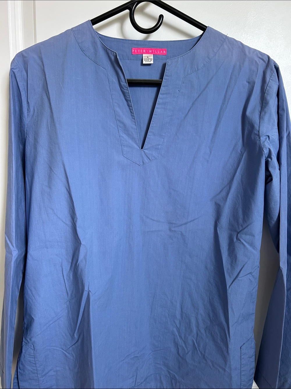 Peter Millar blue Cotton Tunic Shirt
